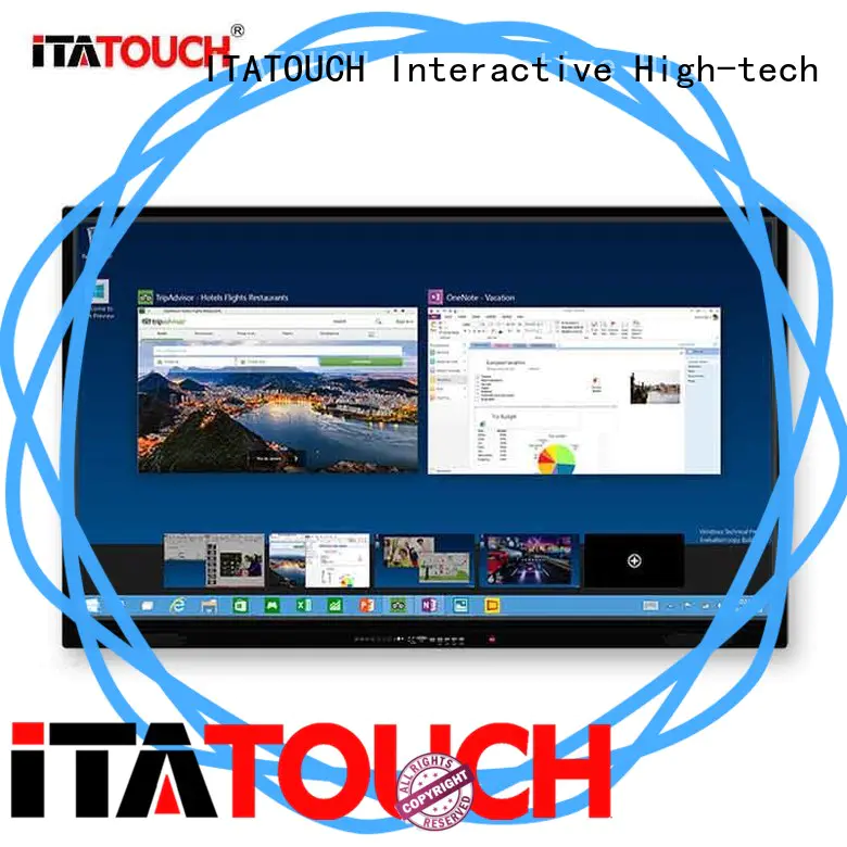 ITATOUCH Top interactive flat panel display for sale for various kinds of users