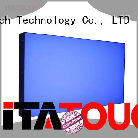 overlay Custom vertical hot selling touch screen video wall ITATOUCH optical