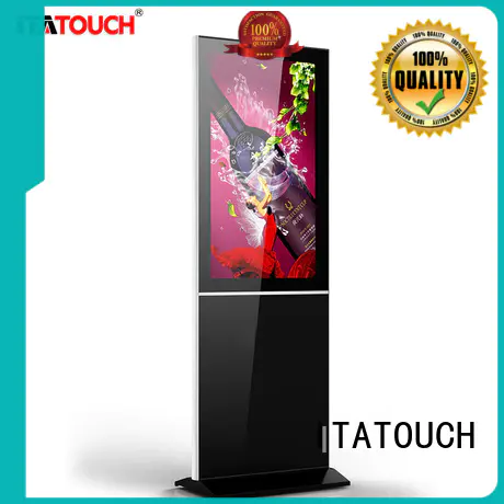ITATOUCH signage monitor vertical for business for education