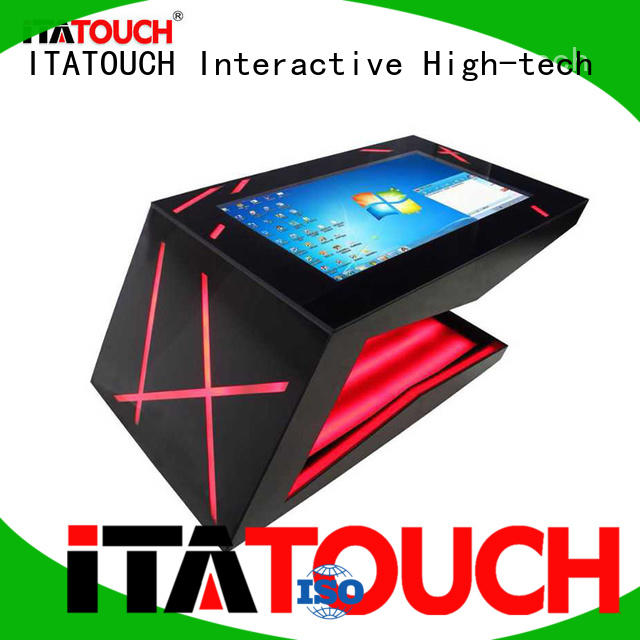 Custom portable touch screen video wall interactive ITATOUCH