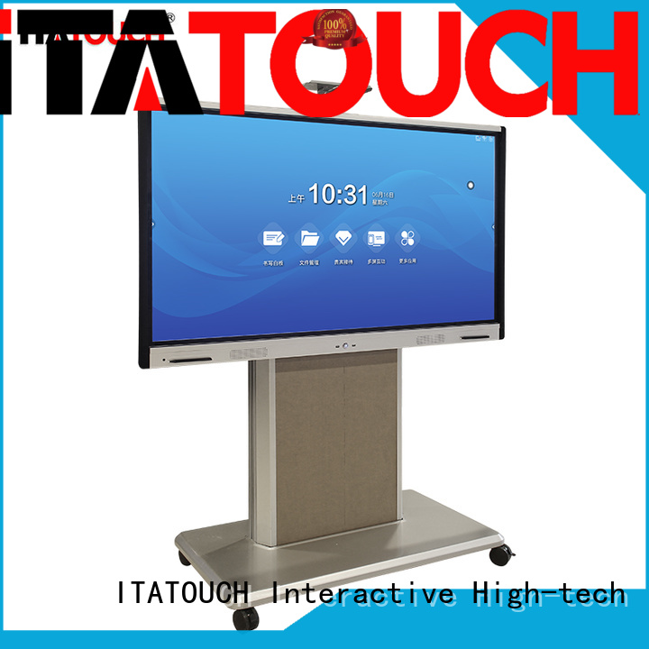totem Custom portable floor touch screen video wall ITATOUCH video