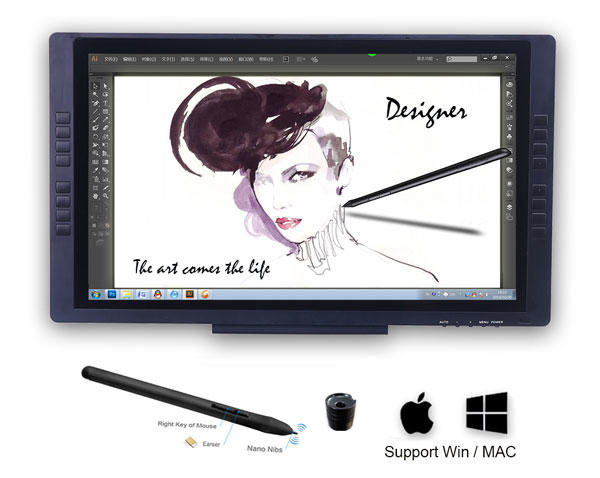 ITATOUCH-Best Tablet Monitor 22inch Graphic Drawing Pen Writing Pad For Artist,-2