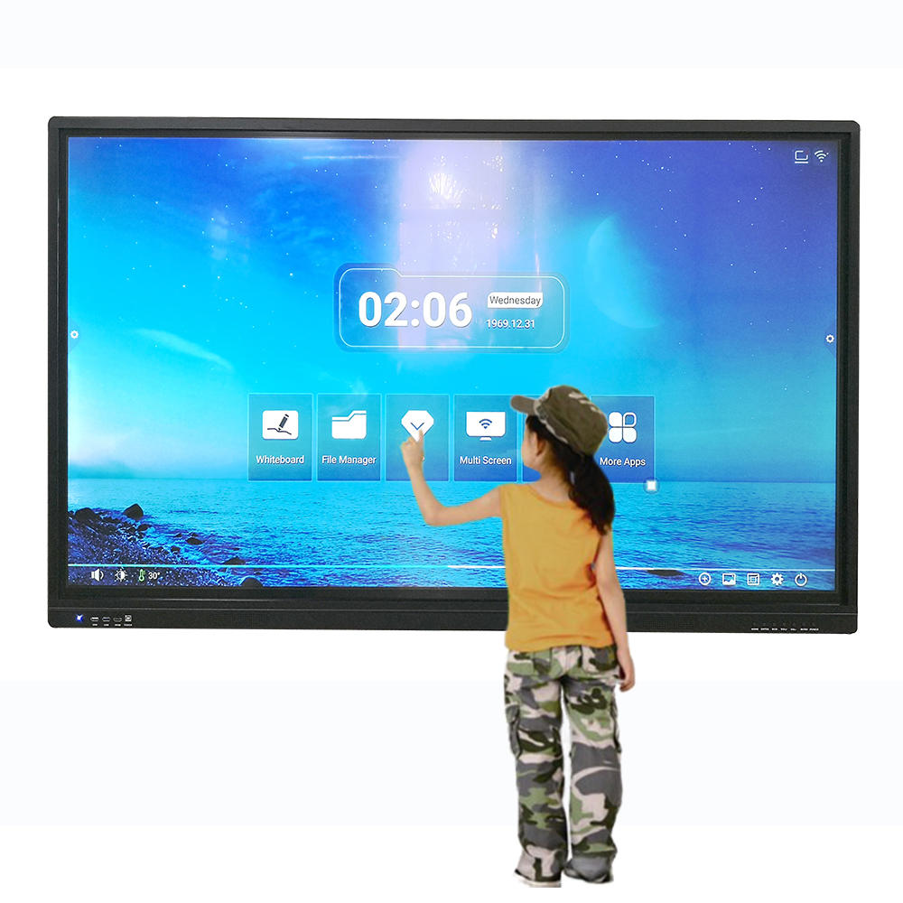 Custom interactive flat panel display os manufacturers for classroom-1