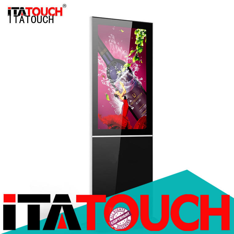ir totem coffee touch screen video wall ITATOUCH Brand