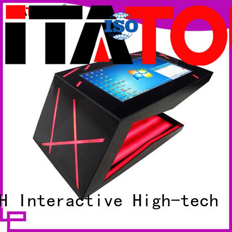 ITATOUCH Brand image laser ultrashort electric touch screen video wall