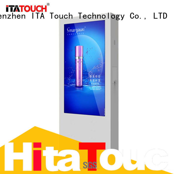 video wall flat panel display portable capacitive totem touch screen video wall manufacture