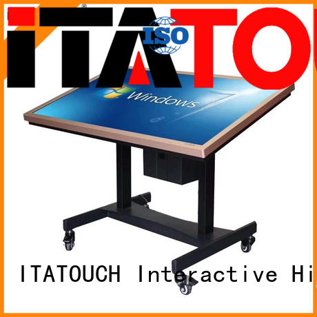 throw media touch screen video wall learning artist ITATOUCH company