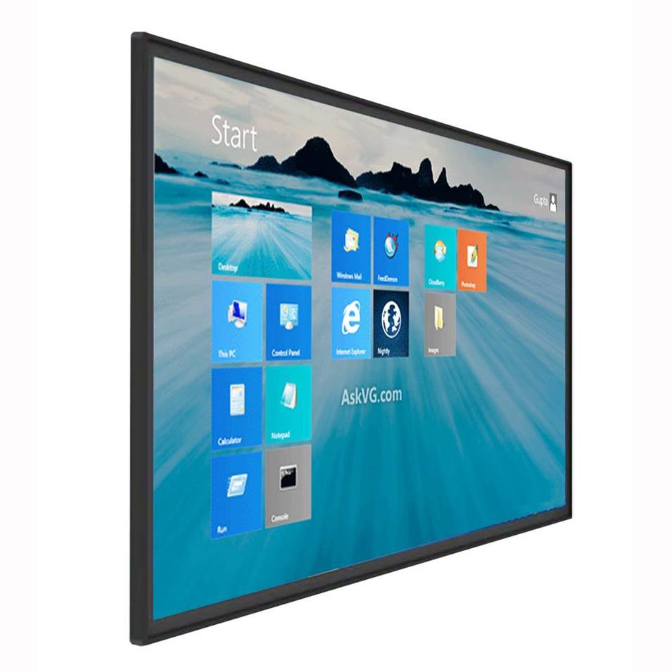 OEM Ultra Narrow Infrared Finger Touch Screen Smart Digital Boards Interactive Display