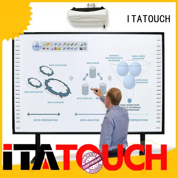 ITATOUCH Latest touch screen whiteboard factory for education