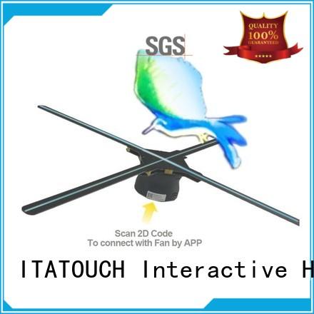 ITATOUCH 3d hologram fan manufacturers for computer