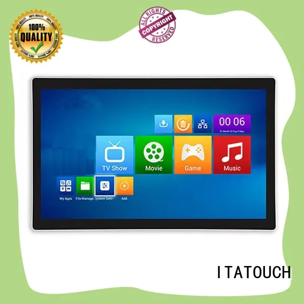 ITATOUCH advertising mall kiosk company for school