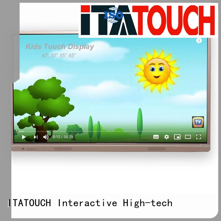 ITATOUCH presentation 4k touch screen monitor suppliers for military