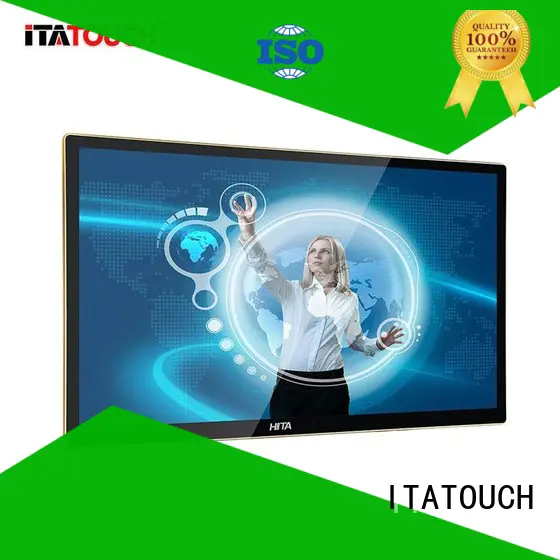 New interactive flat panel display information factory for government