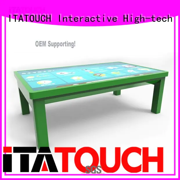 ITATOUCH interactive touch screen coffee table production for office