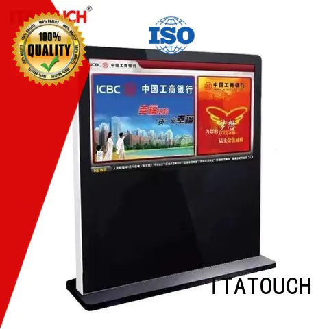ITATOUCH lan totem touch screen supply for military